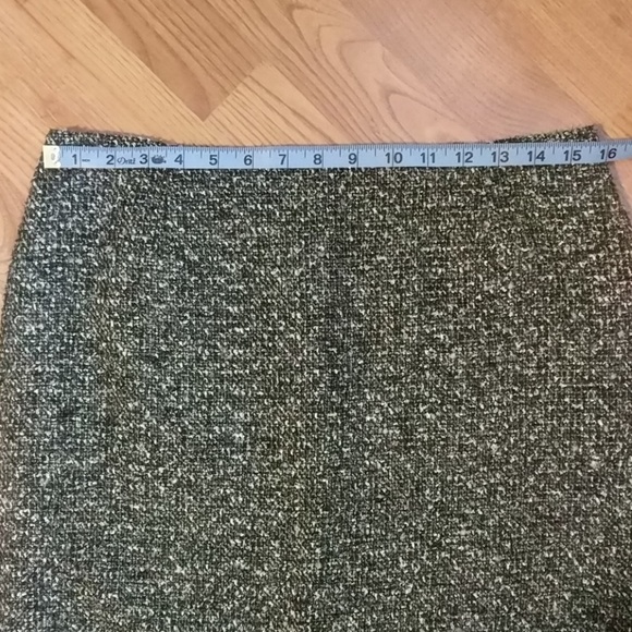 LAST DAY  ⭐Tahari ASL Pencil Skirt w/ Gold Shimmer - Picture 5 of 8